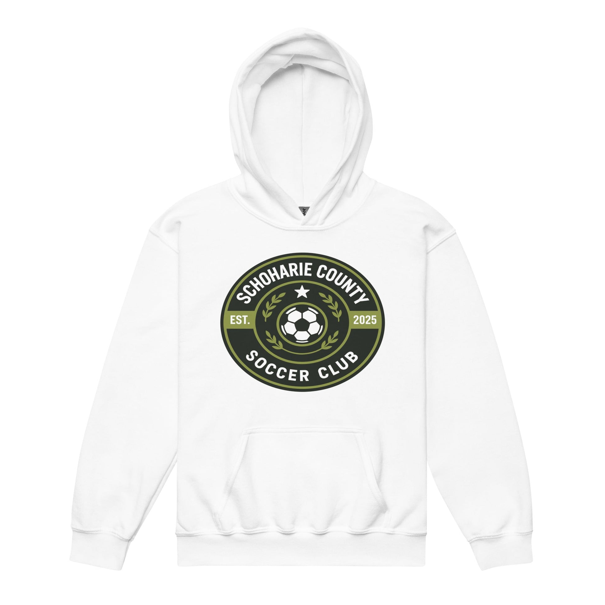 Classic | Youth Hoodie | Schoharie County Soccer Club | Badge Logo