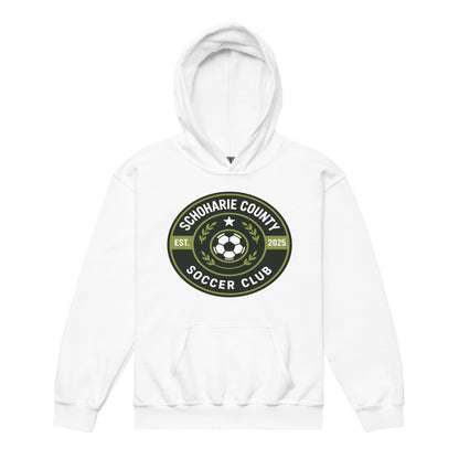 Classic | Youth Hoodie | Schoharie County Soccer Club | Badge Logo