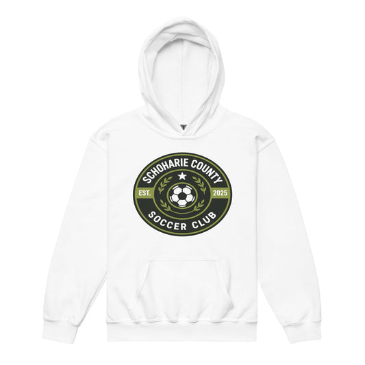 Classic | Youth Hoodie | Schoharie County Soccer Club | Badge Logo