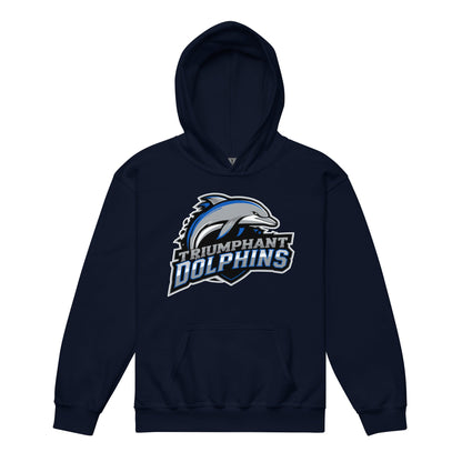 Classic | Youth Hoodie | SE Triumphant Dolphins | Dolphins Mascot Logo