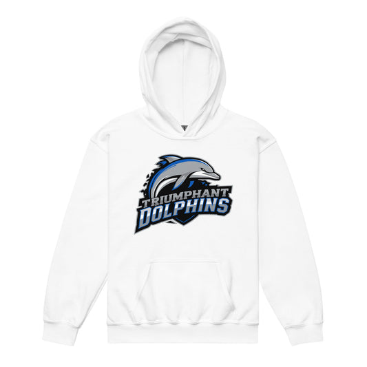 Classic | Youth Hoodie | SE Triumphant Dolphins | Dolphins Mascot Logo