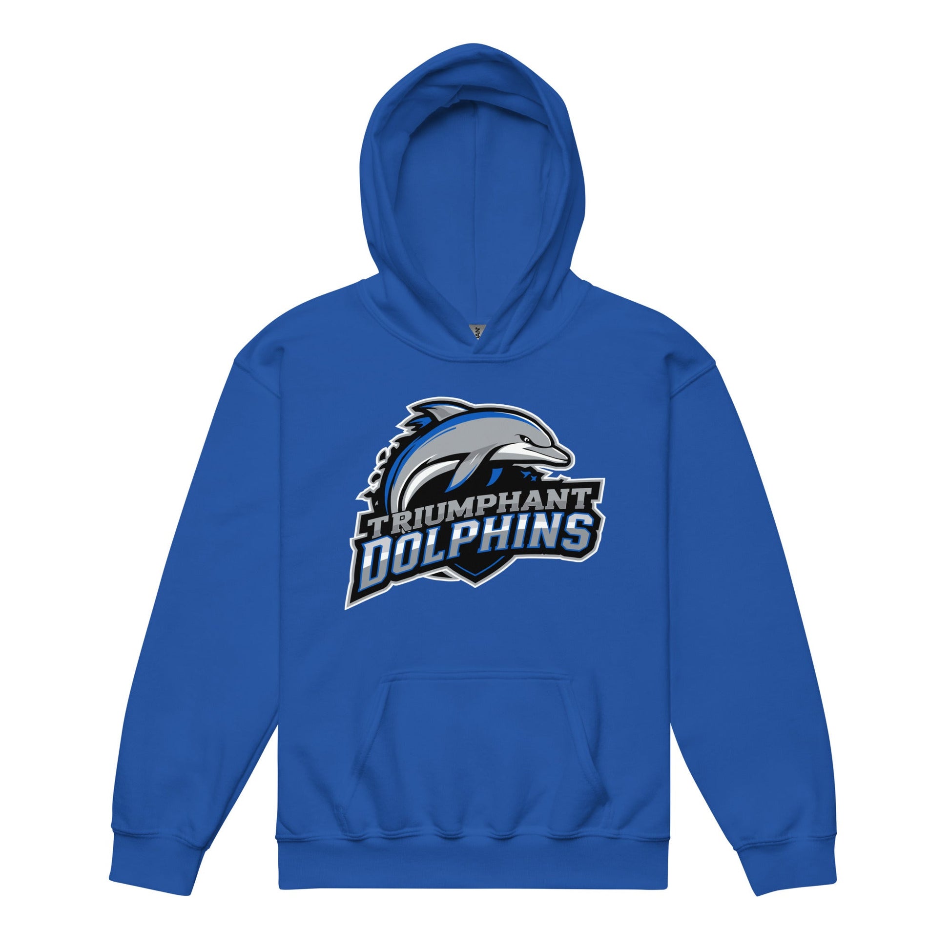 Classic | Youth Hoodie | SE Triumphant Dolphins | Dolphins Mascot Logo
