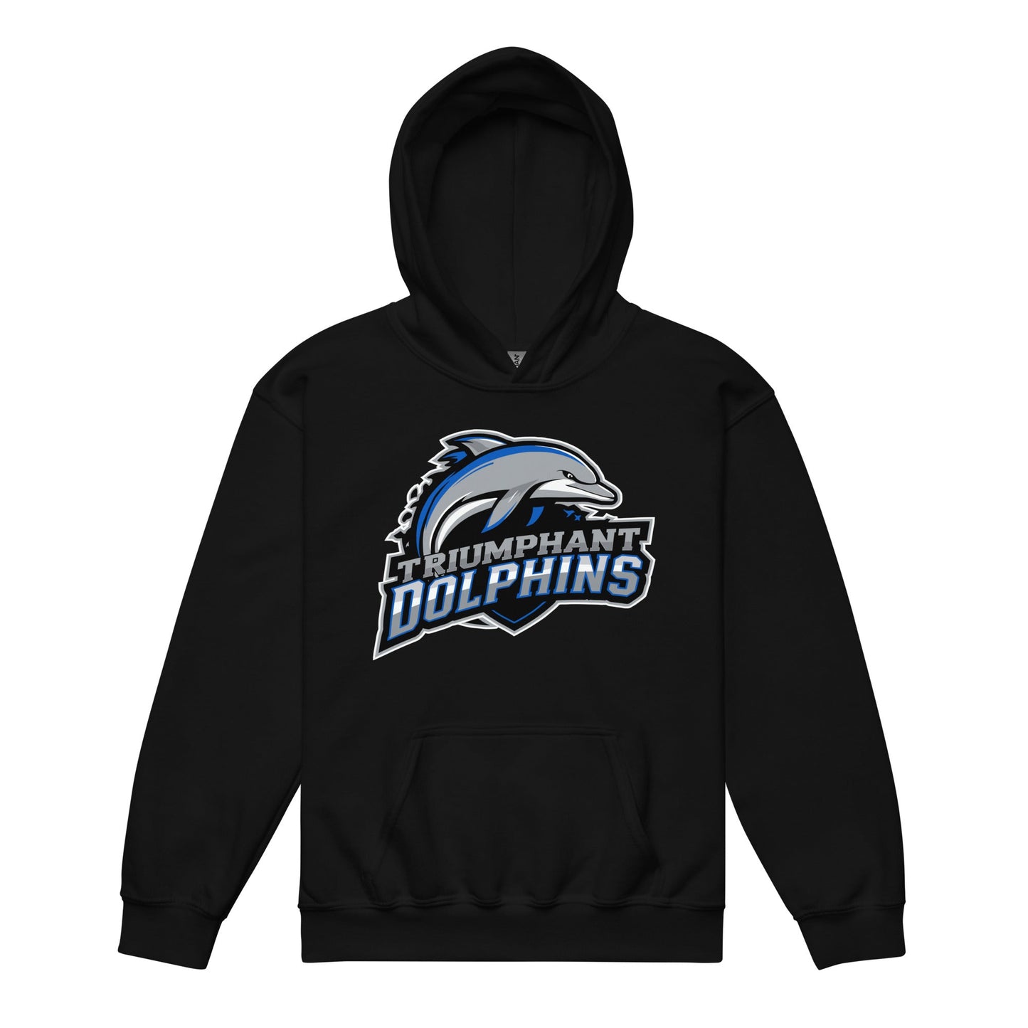 Classic | Youth Hoodie | SE Triumphant Dolphins | Dolphins Mascot Logo