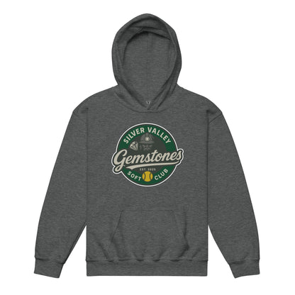 Classic | Youth Hoodie | Silver Valley Gemstones | Badge Logo