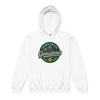 Classic | Youth Hoodie | Silver Valley Gemstones | Badge Logo