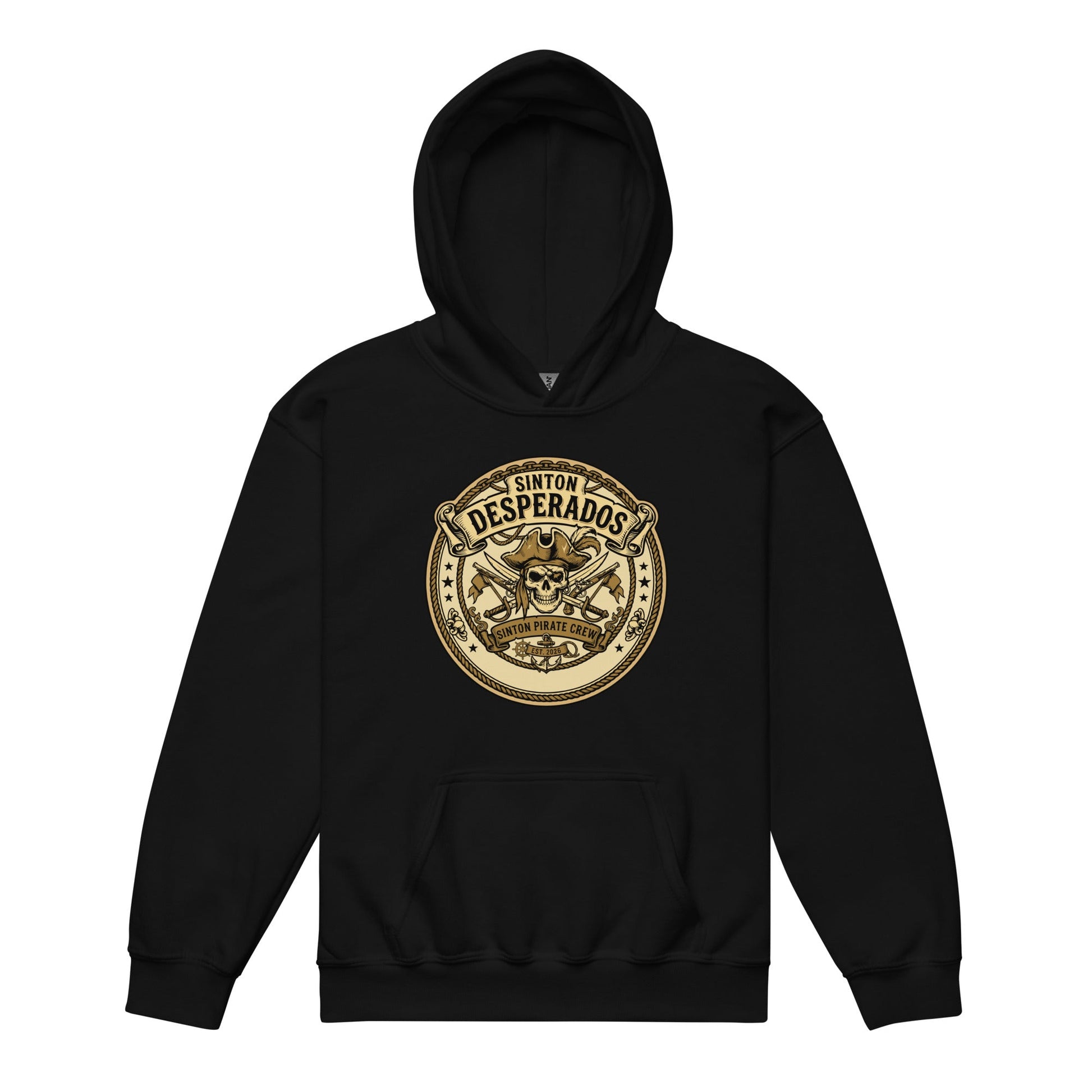 Classic | Youth Hoodie | Sinton Desperados Baseball | Badge Logo