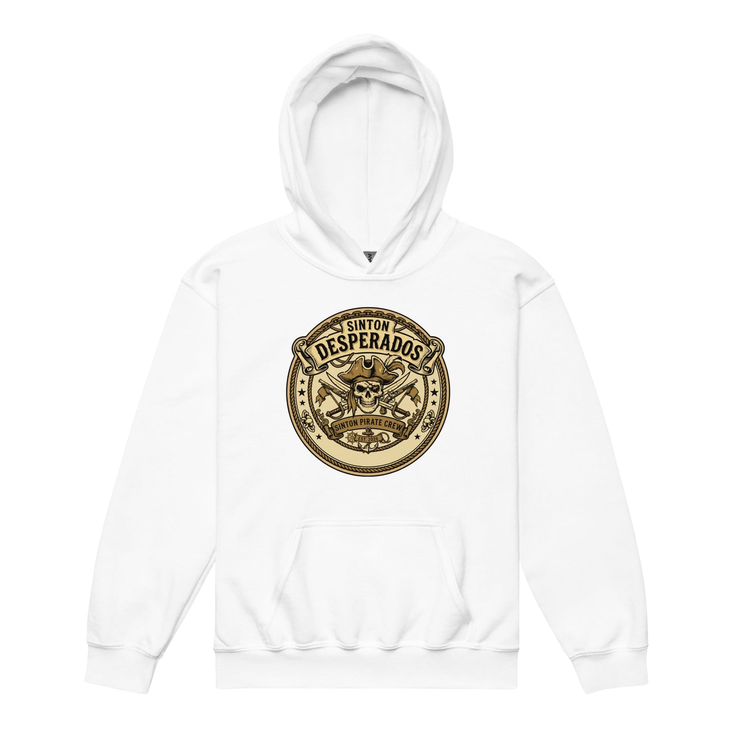 Classic | Youth Hoodie | Sinton Desperados Baseball | Badge Logo