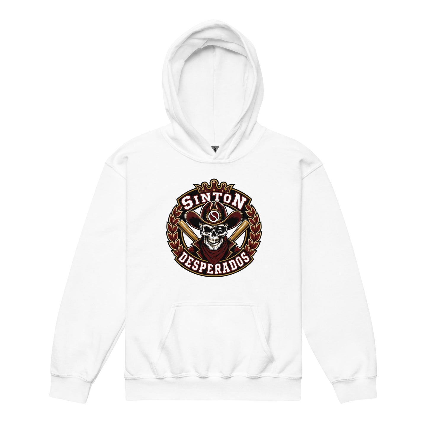 Classic | Youth Hoodie | Sinton Desperados Baseball | Ridge Varsity Logo
