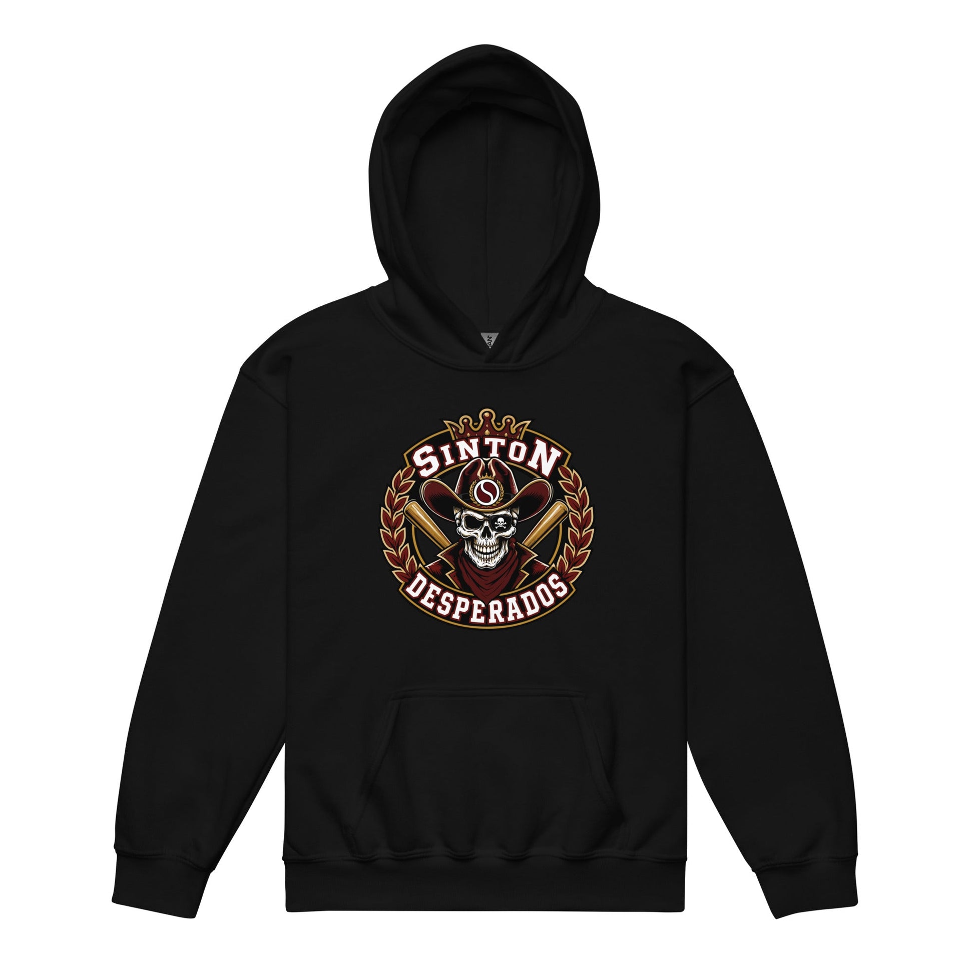 Classic | Youth Hoodie | Sinton Desperados Baseball | Ridge Varsity Logo