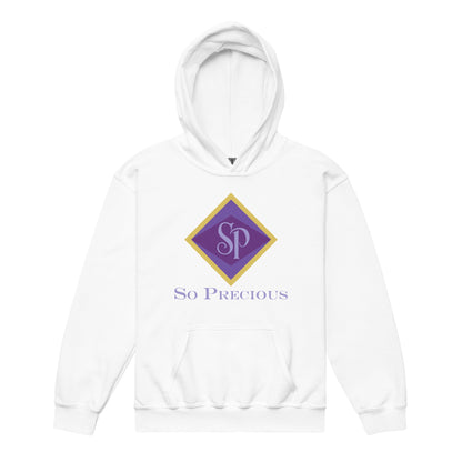 Classic | Youth Hoodie | So Precious Goods | Amethyst Aura Logo