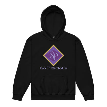 Classic | Youth Hoodie | So Precious Goods | Amethyst Aura Logo