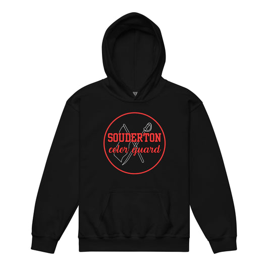 Classic | Youth Hoodie | Souderton Color Guard | Badge Logo