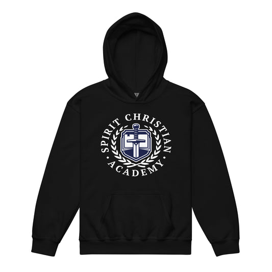 Classic | Youth Hoodie | Spirit Christian Academy | White Script Logo