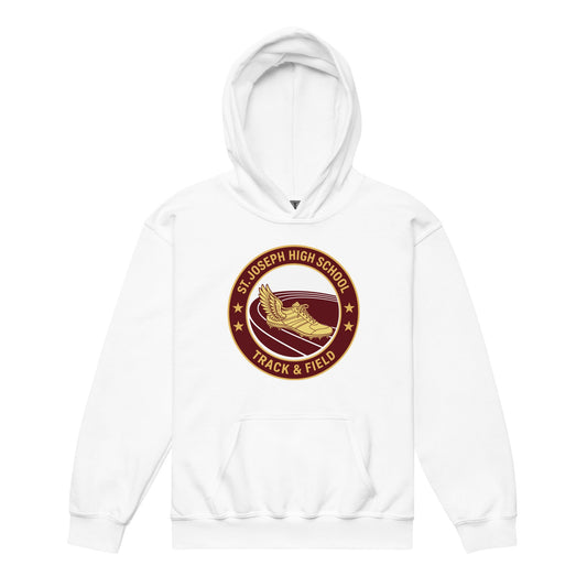 Classic | Youth Hoodie | St. Joseph High School - Track & Field | Badge Logo