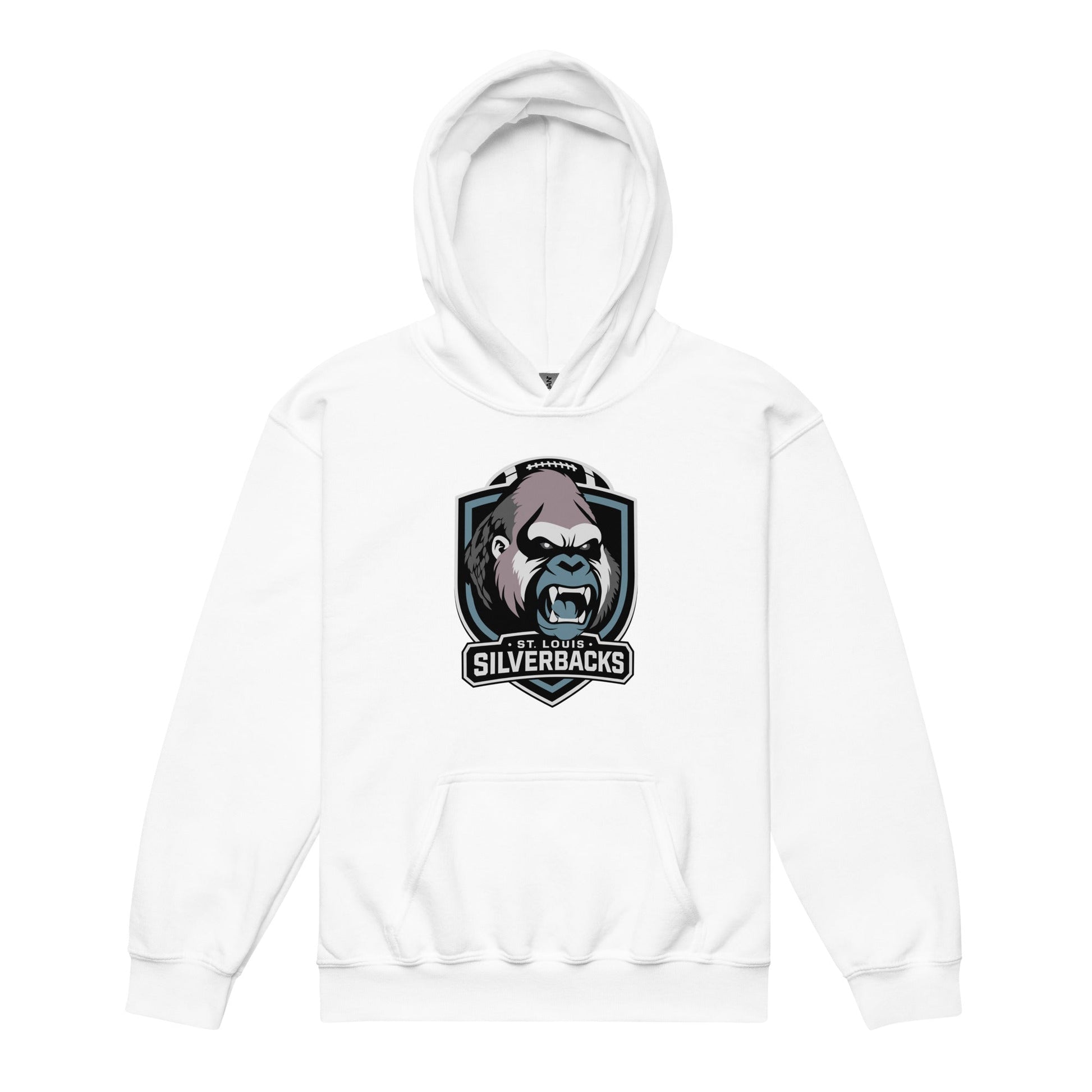 Classic | Youth Hoodie | St. Louis Silverbacks Women’s Football Team | Shield Logo