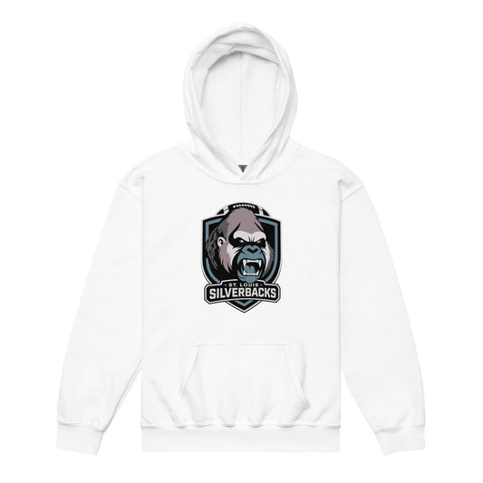 Classic | Youth Hoodie | St. Louis Silverbacks Women’s Football Team | Shield Logo