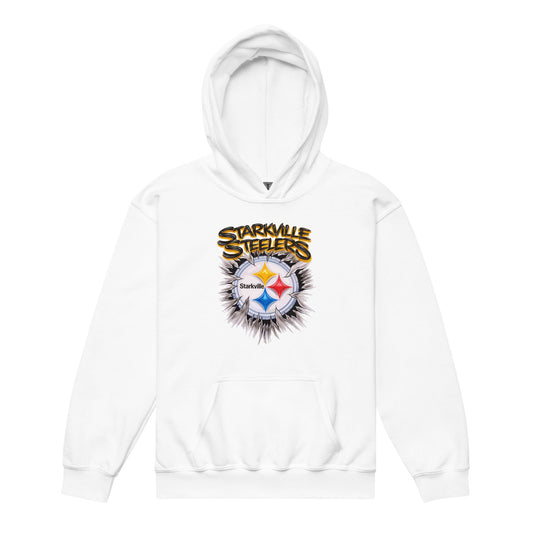 Classic | Youth Hoodie | Starkville Steelers | Ripped Logo
