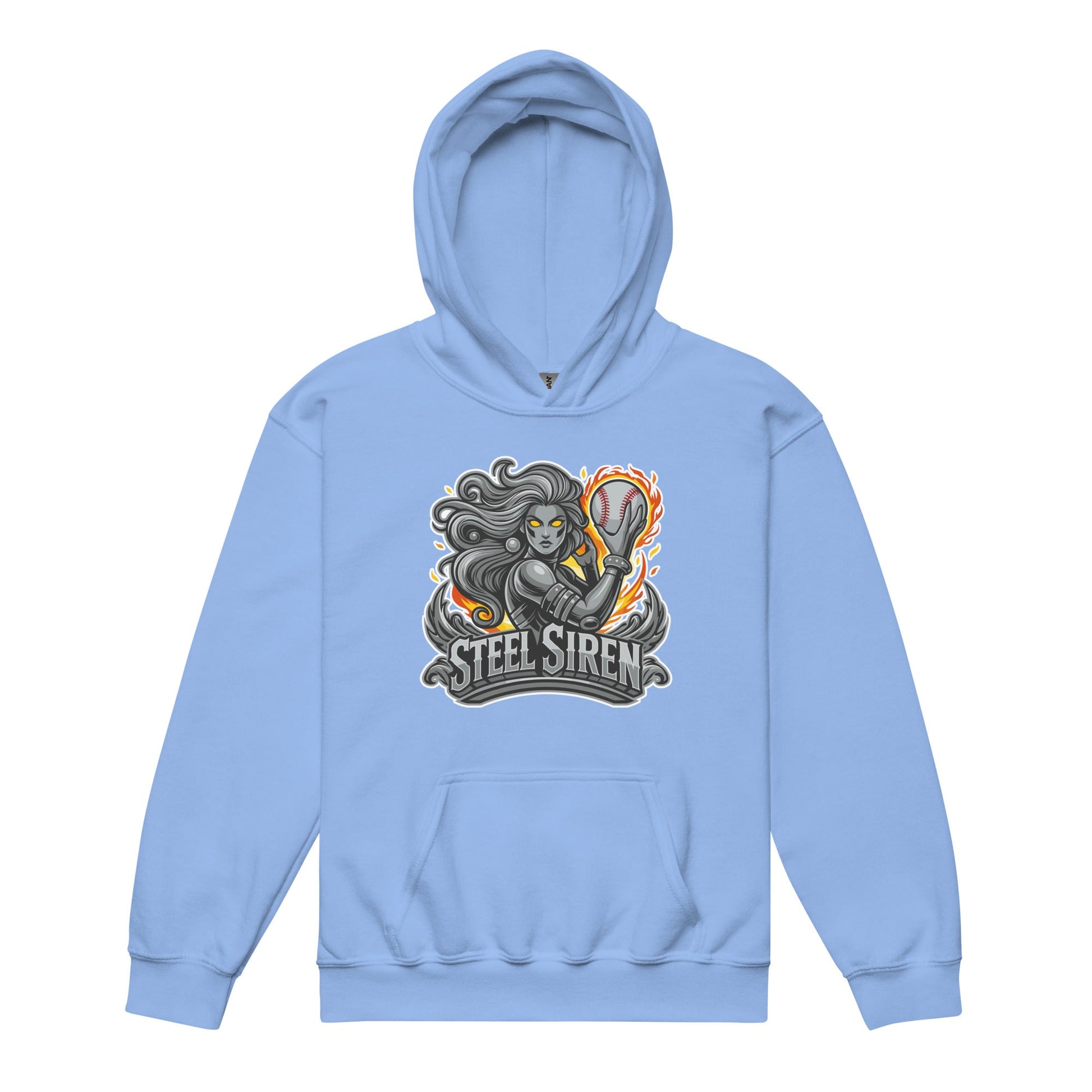 Classic | Youth Hoodie | STEEL SIREN | Mascot Logo