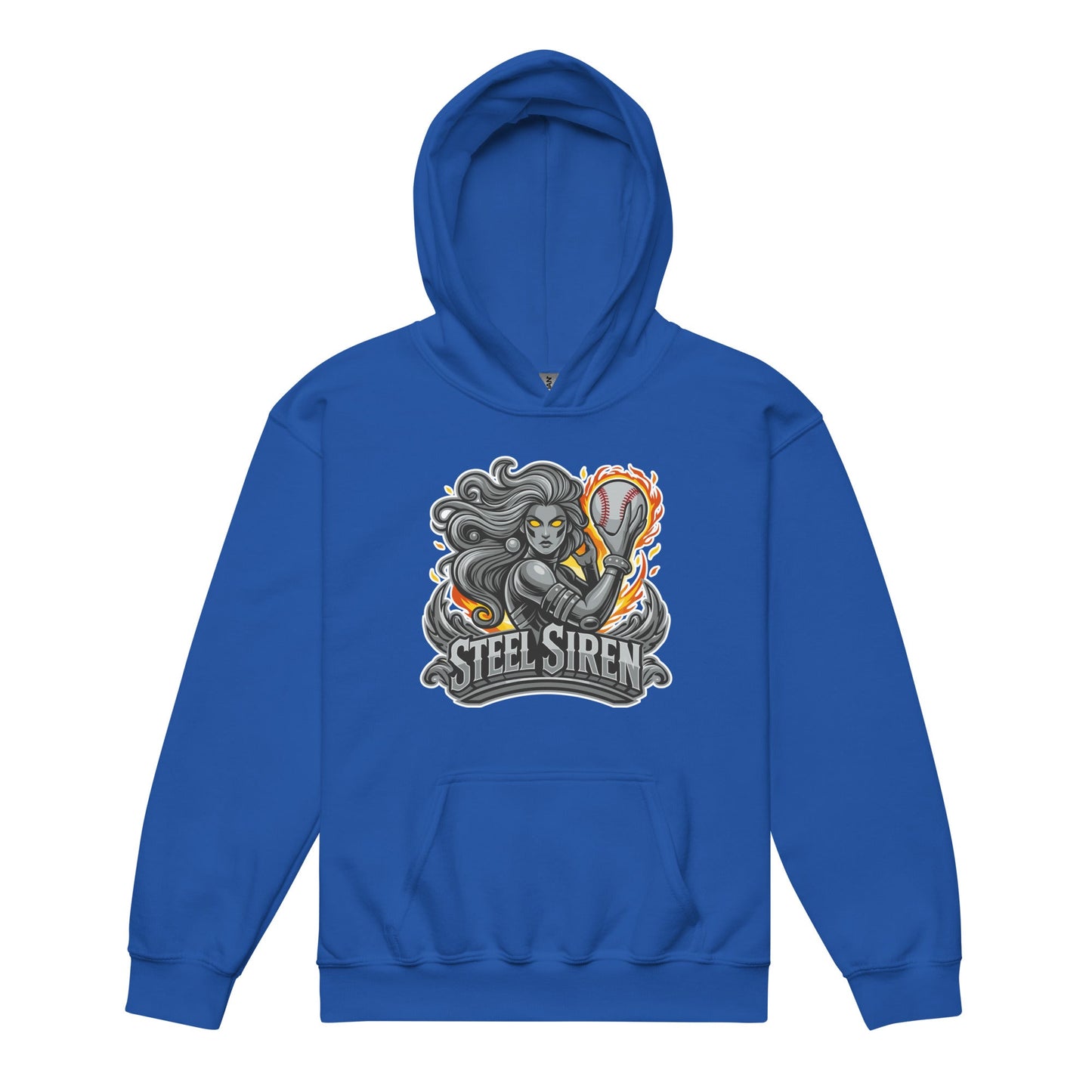 Classic | Youth Hoodie | STEEL SIREN | Mascot Logo