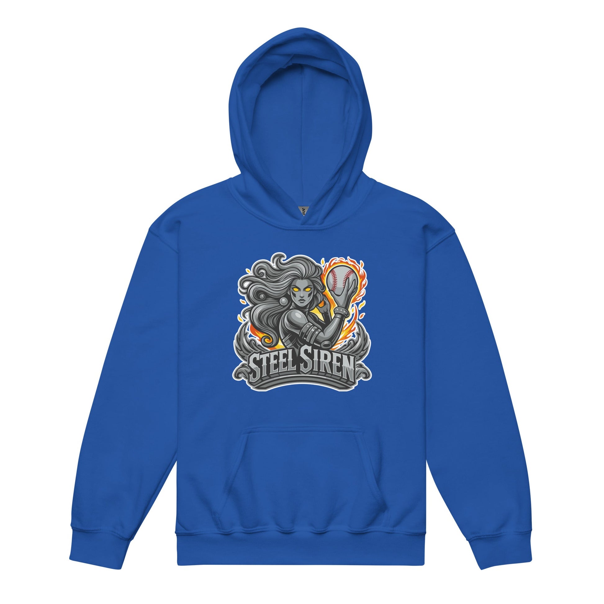 Classic | Youth Hoodie | STEEL SIREN | Mascot Logo