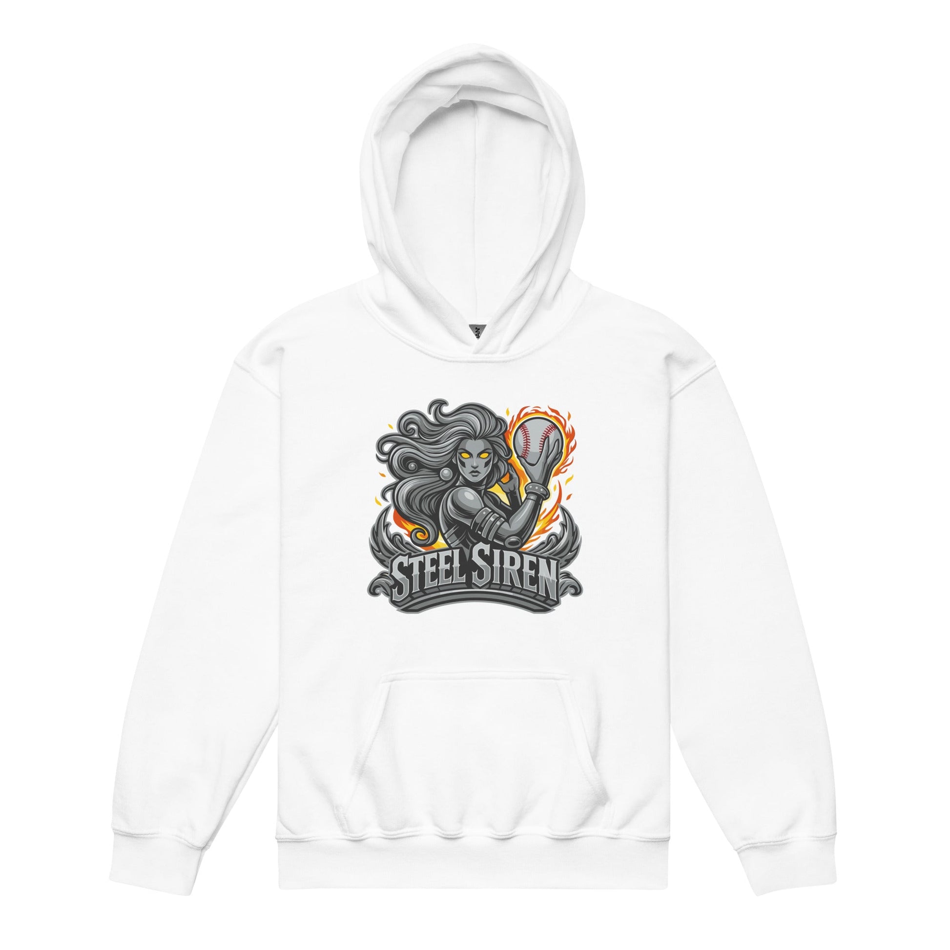 Classic | Youth Hoodie | STEEL SIREN | Mascot Logo