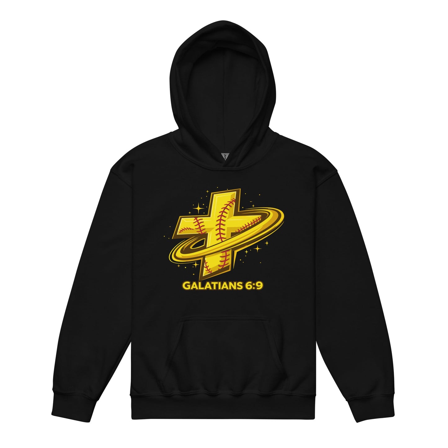 Classic | Youth Hoodie | Stingers Softball | Galatians 6:9 Logo