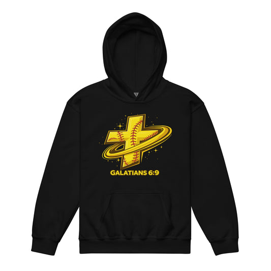 Classic | Youth Hoodie | Stingers Softball | Galatians 6:9 Logo