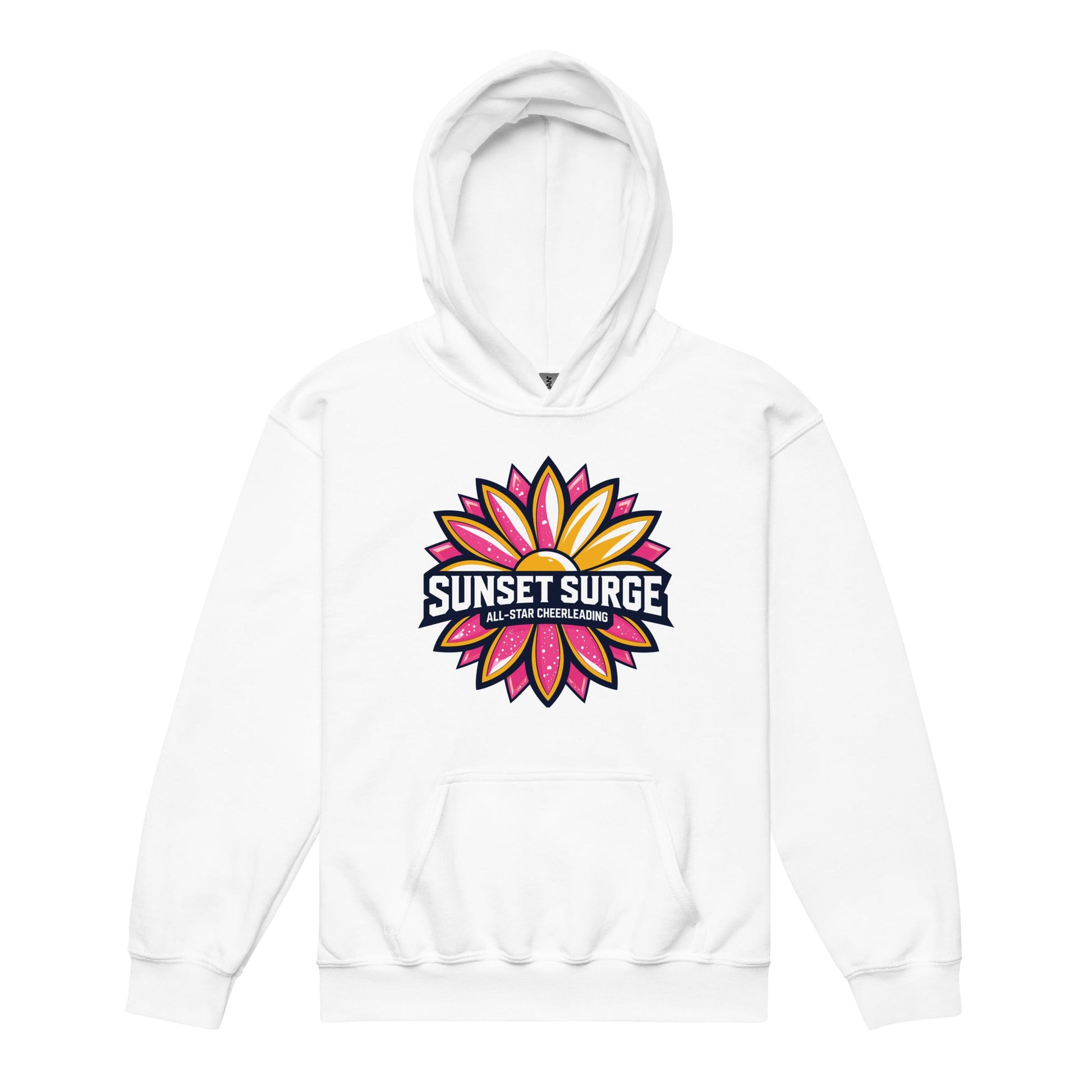 Classic | Youth Hoodie | Sunset Surge All-Star Cheerleading | Bloom Surge Logo