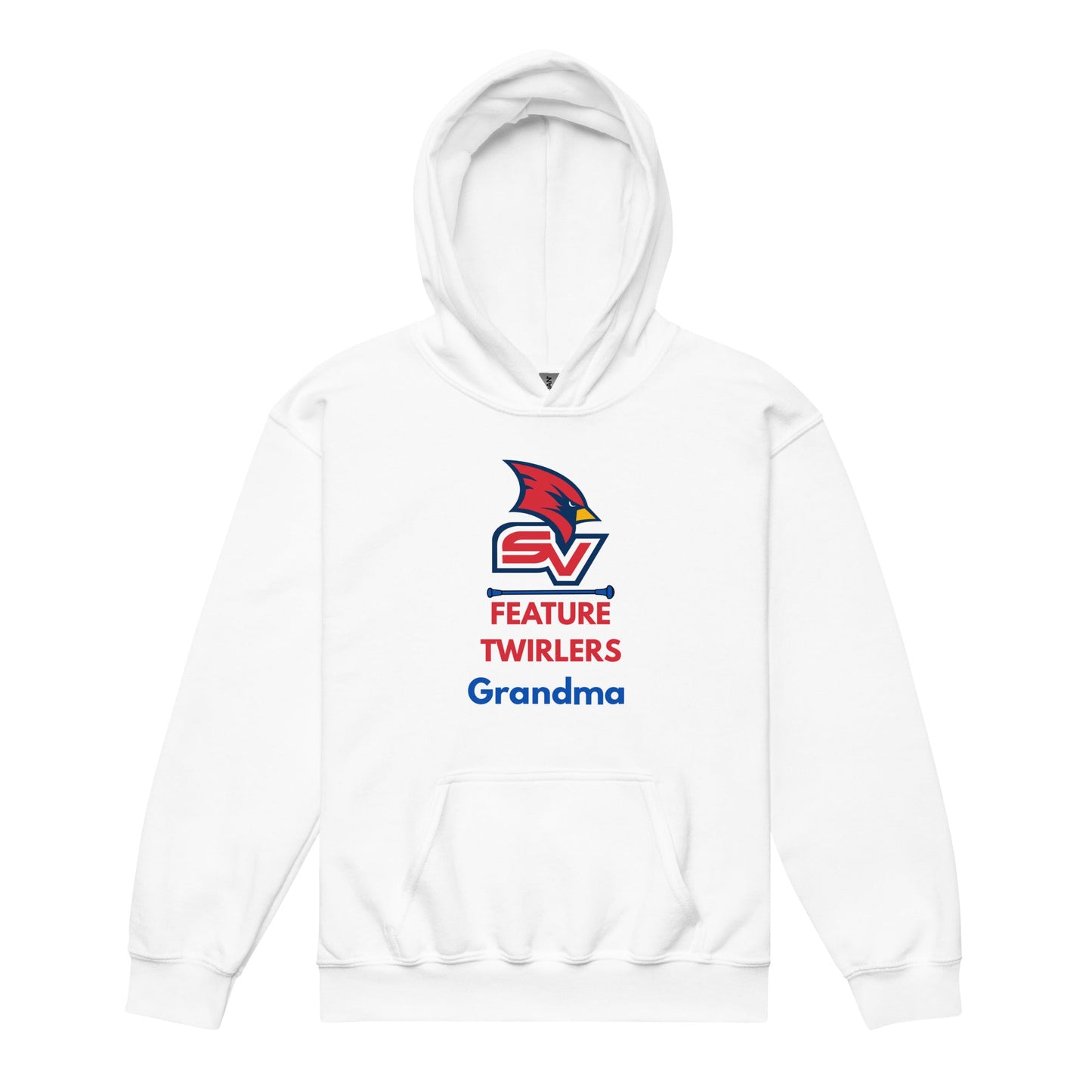 Classic | Youth Hoodie | SVSU Feature twirlers | Grandma Logo