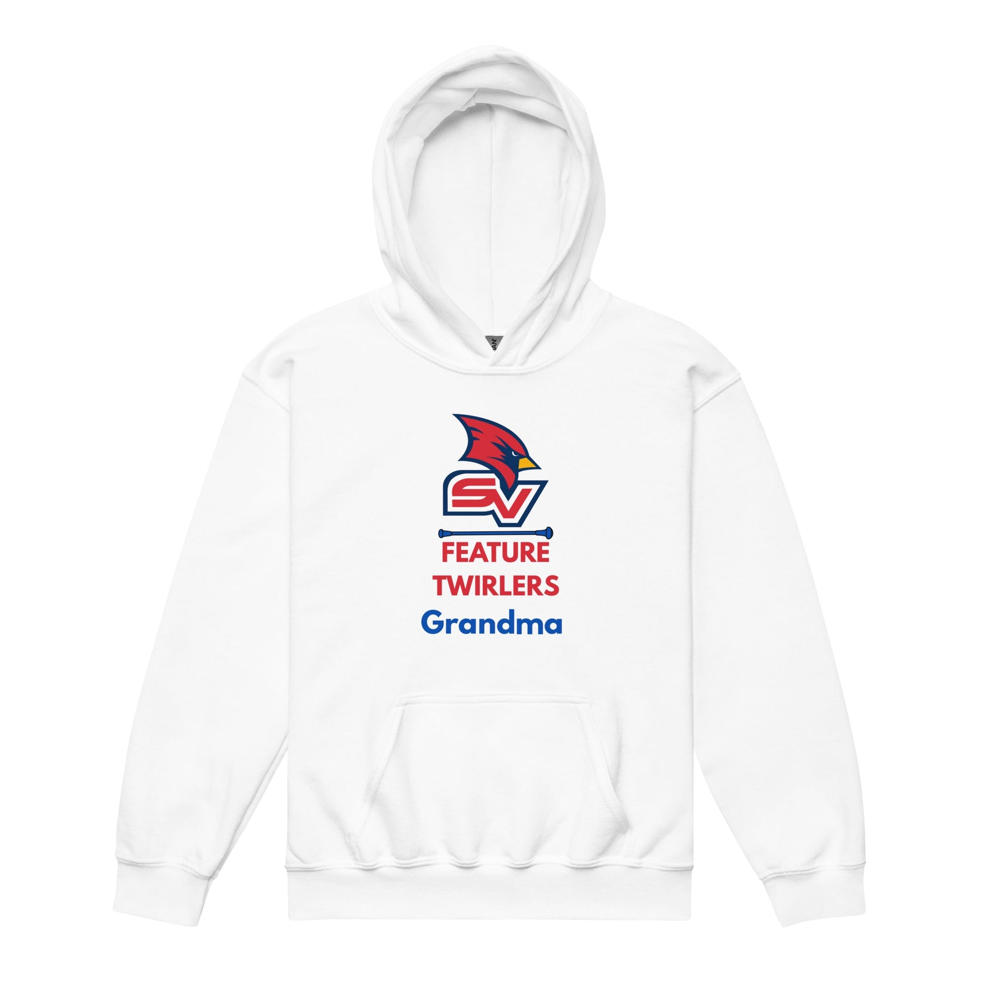 Classic | Youth Hoodie | SVSU Feature twirlers | Grandma Logo