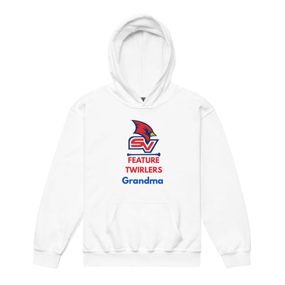 Classic | Youth Hoodie | SVSU Feature twirlers | Grandma Logo