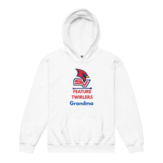 Classic | Youth Hoodie | SVSU Feature twirlers | Grandma Logo