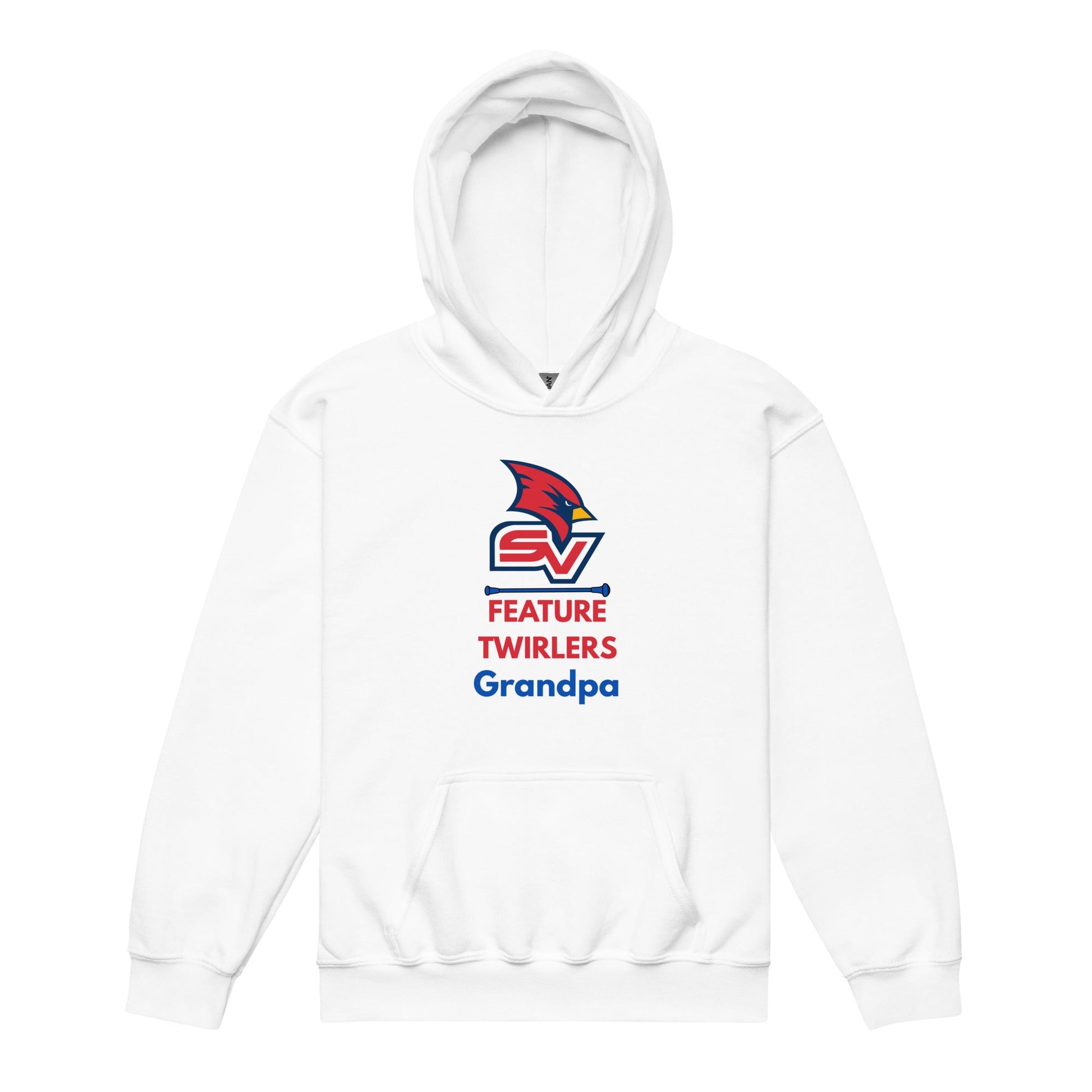 Classic | Youth Hoodie | SVSU Feature twirlers | Grandpa Logo