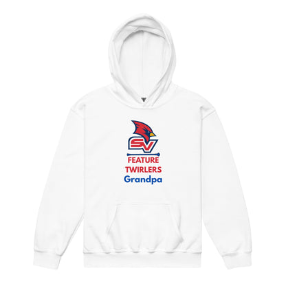 Classic | Youth Hoodie | SVSU Feature twirlers | Grandpa Logo