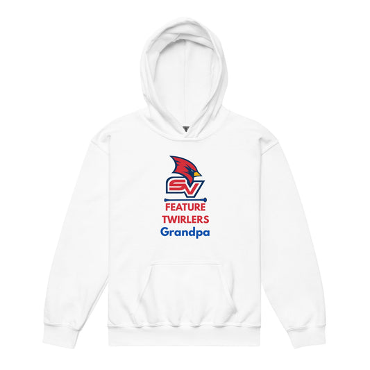 Classic | Youth Hoodie | SVSU Feature twirlers | Grandpa Logo