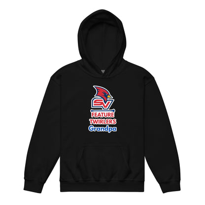 Classic | Youth Hoodie | SVSU Feature twirlers | Grandpa Logo