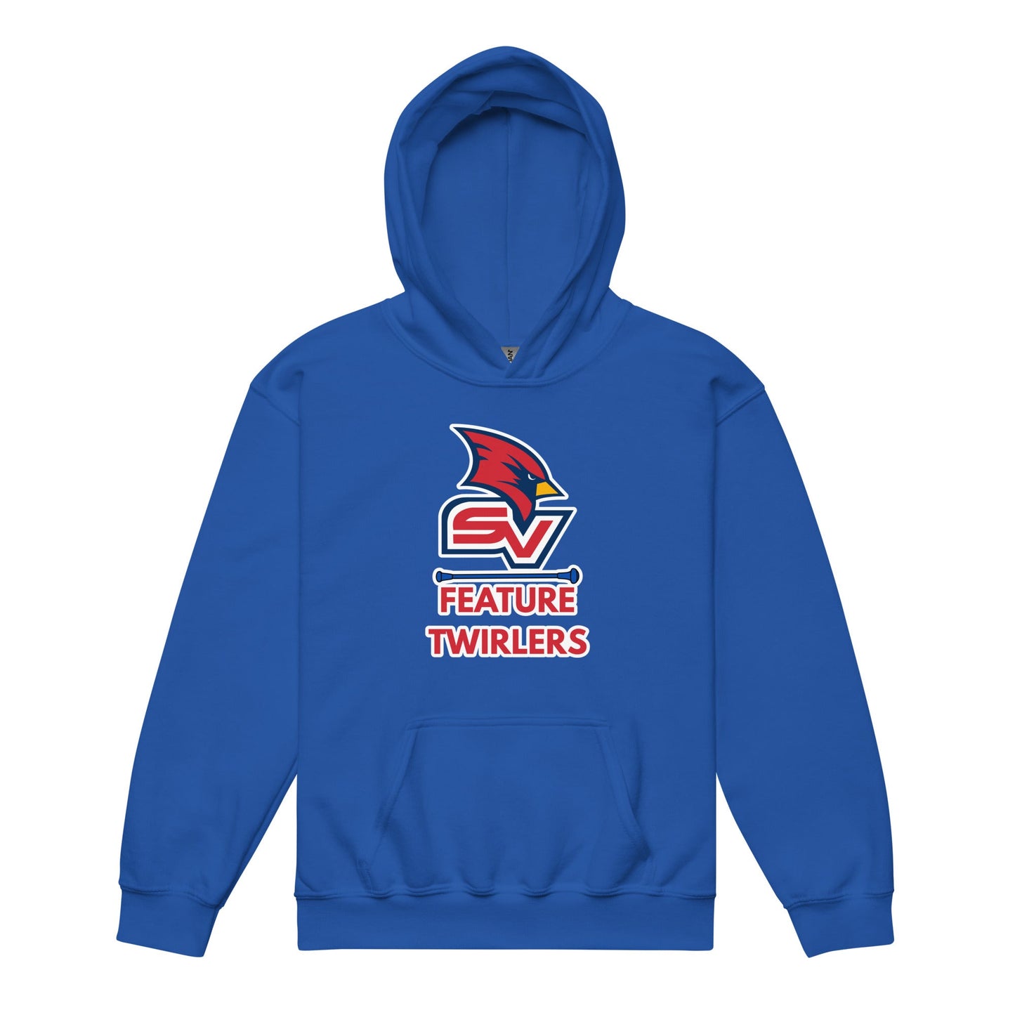 Classic | Youth Hoodie | SVSU Feature twirlers | Icon Logo