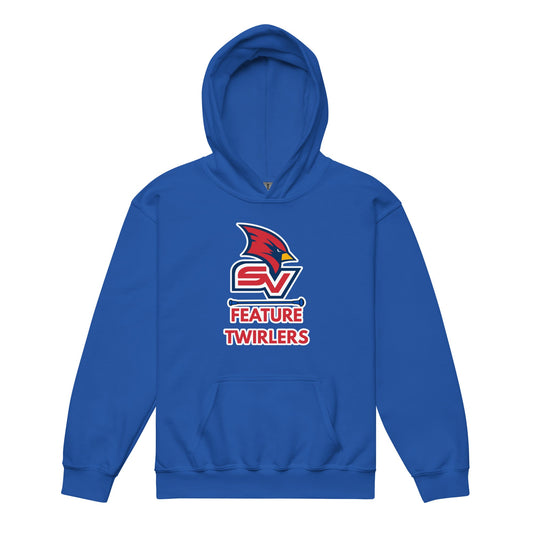 Classic | Youth Hoodie | SVSU Feature twirlers | Icon Logo