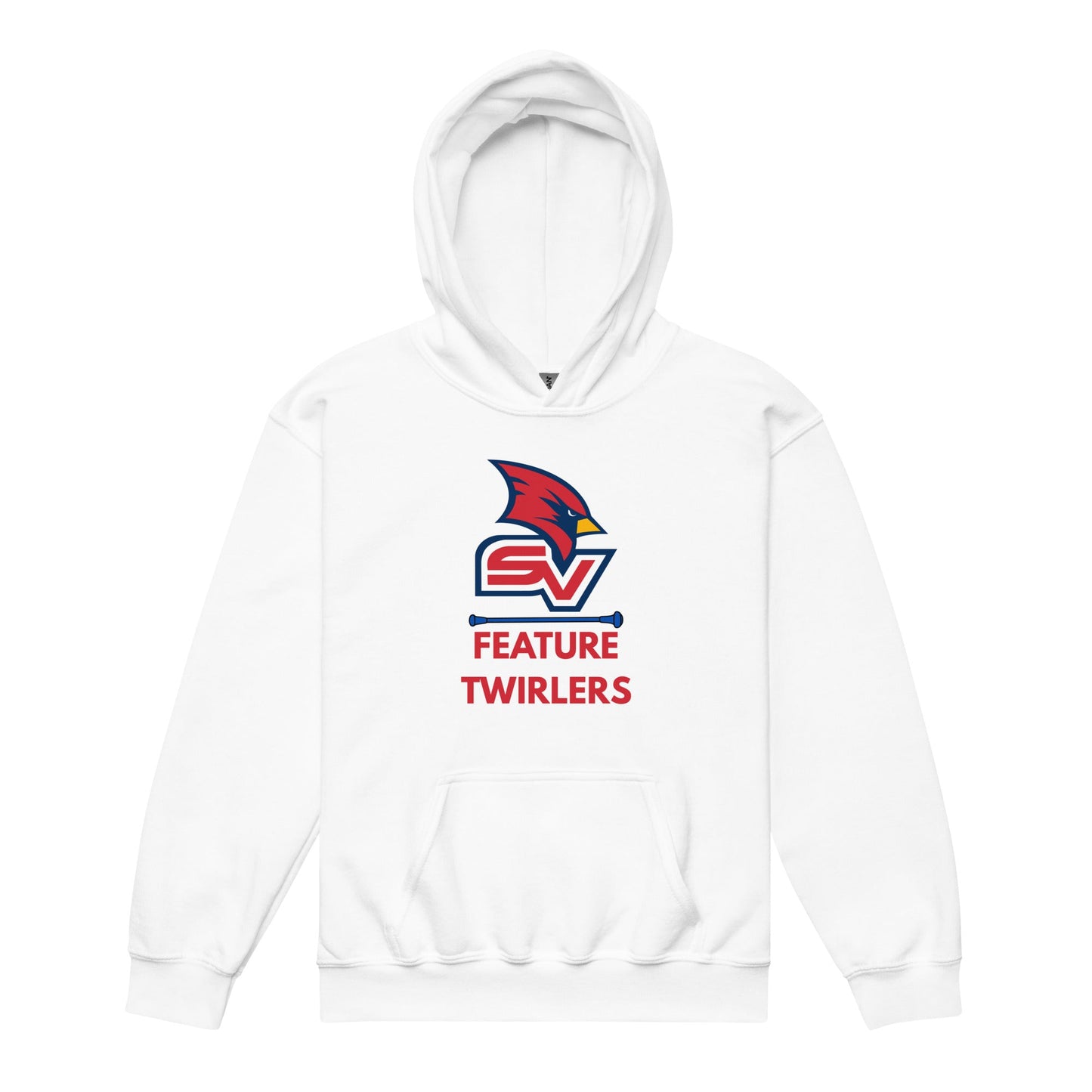Classic | Youth Hoodie | SVSU Feature twirlers | Icon Logo
