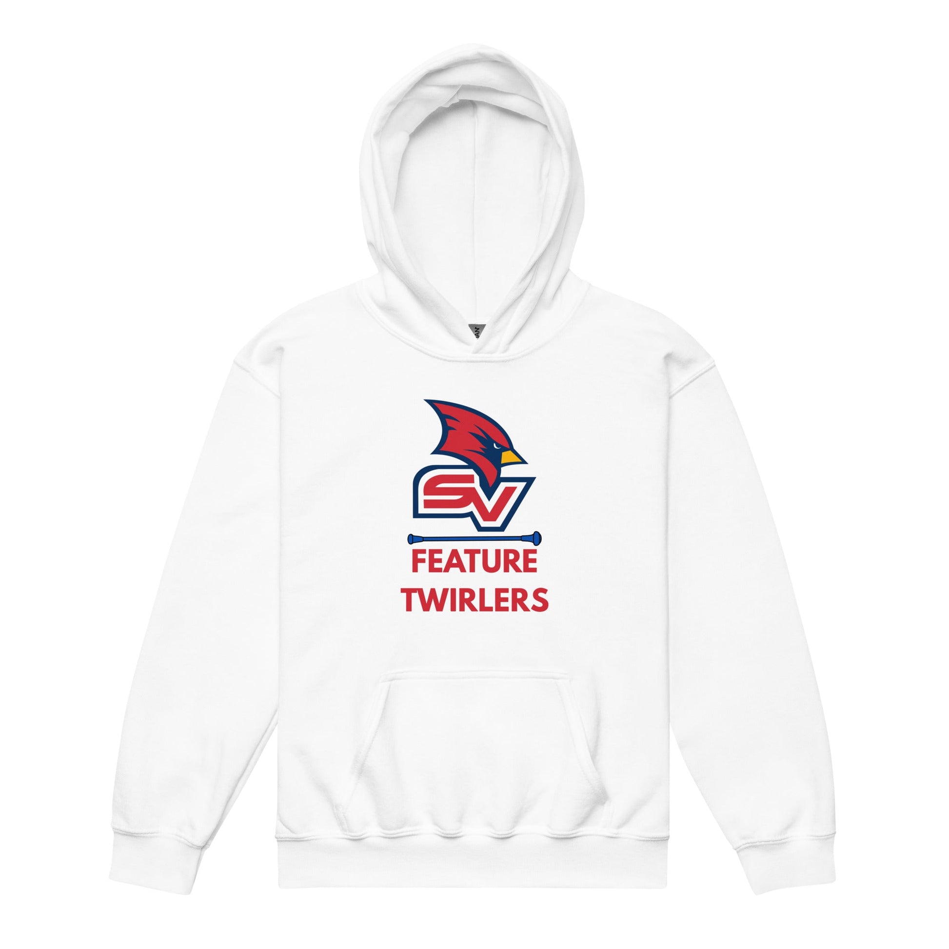 Classic | Youth Hoodie | SVSU Feature twirlers | Icon Logo