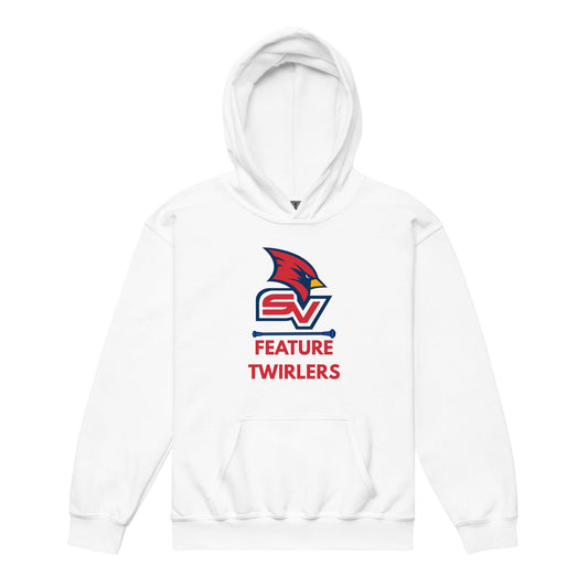 Classic | Youth Hoodie | SVSU Feature twirlers | Icon Logo