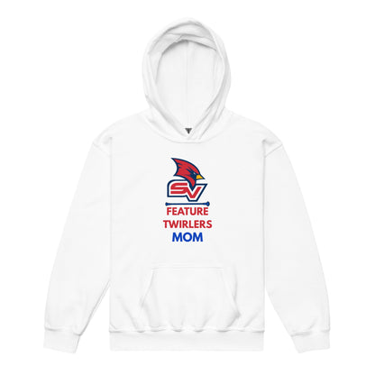 Classic | Youth Hoodie | SVSU Feature twirlers | Mom Logo