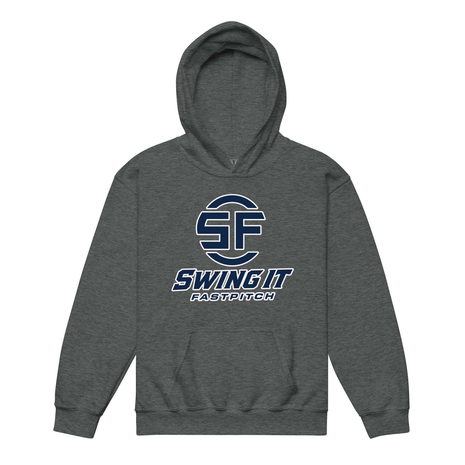 Classic | Youth Hoodie | Swing It Fastpitch | Crest Logo