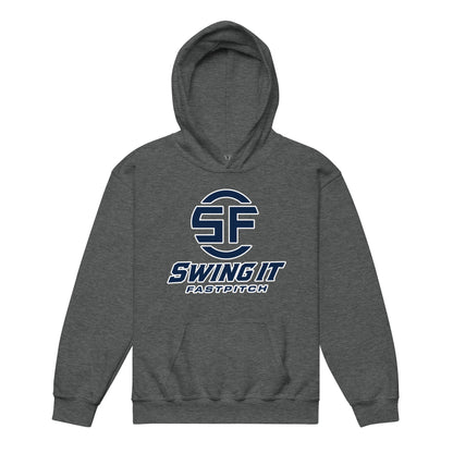 Classic | Youth Hoodie | Swing It Fastpitch | Crest Logo