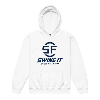 Classic | Youth Hoodie | Swing It Fastpitch | Crest Logo