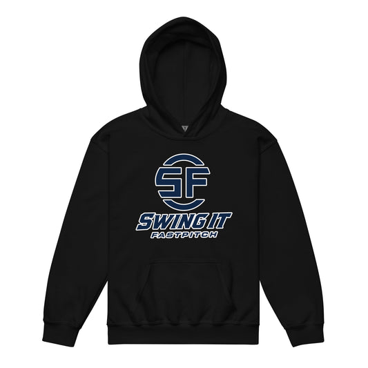 Classic | Youth Hoodie | Swing It Fastpitch | Crest Logo