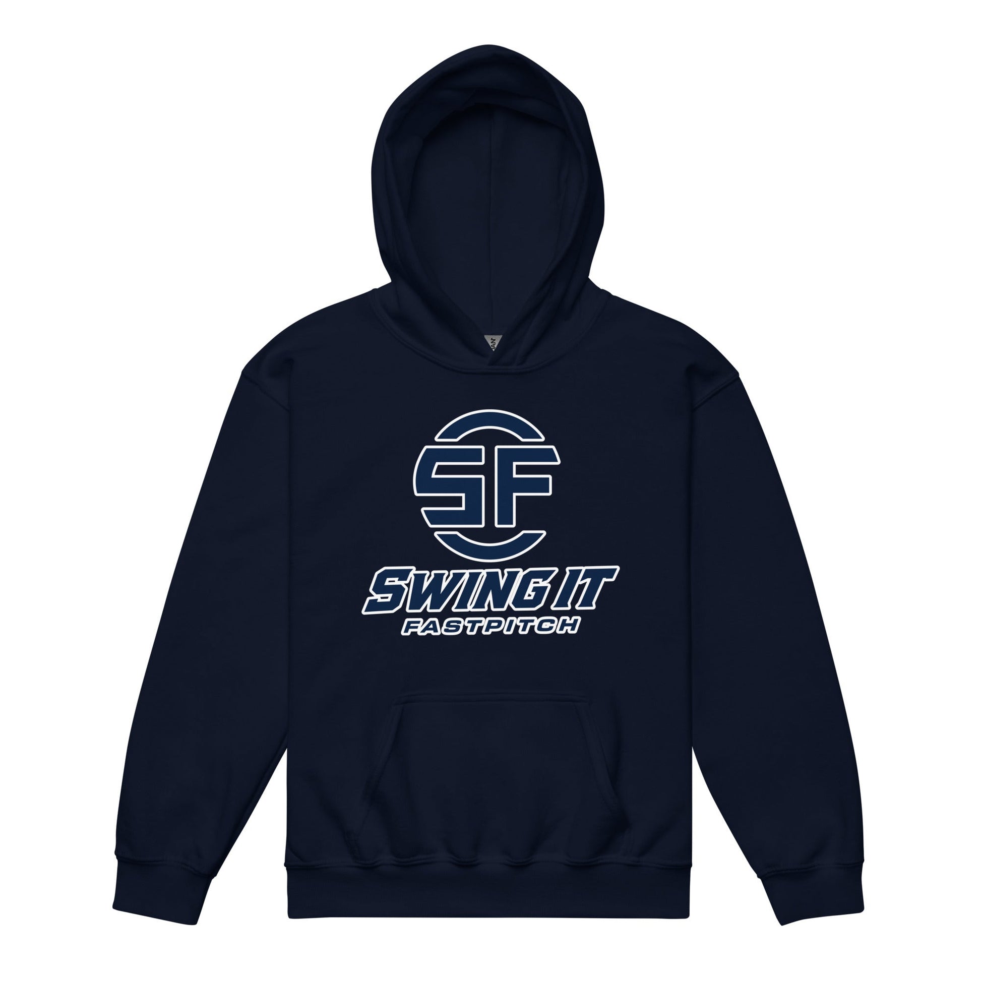 Classic | Youth Hoodie | Swing It Fastpitch | Crest Logo