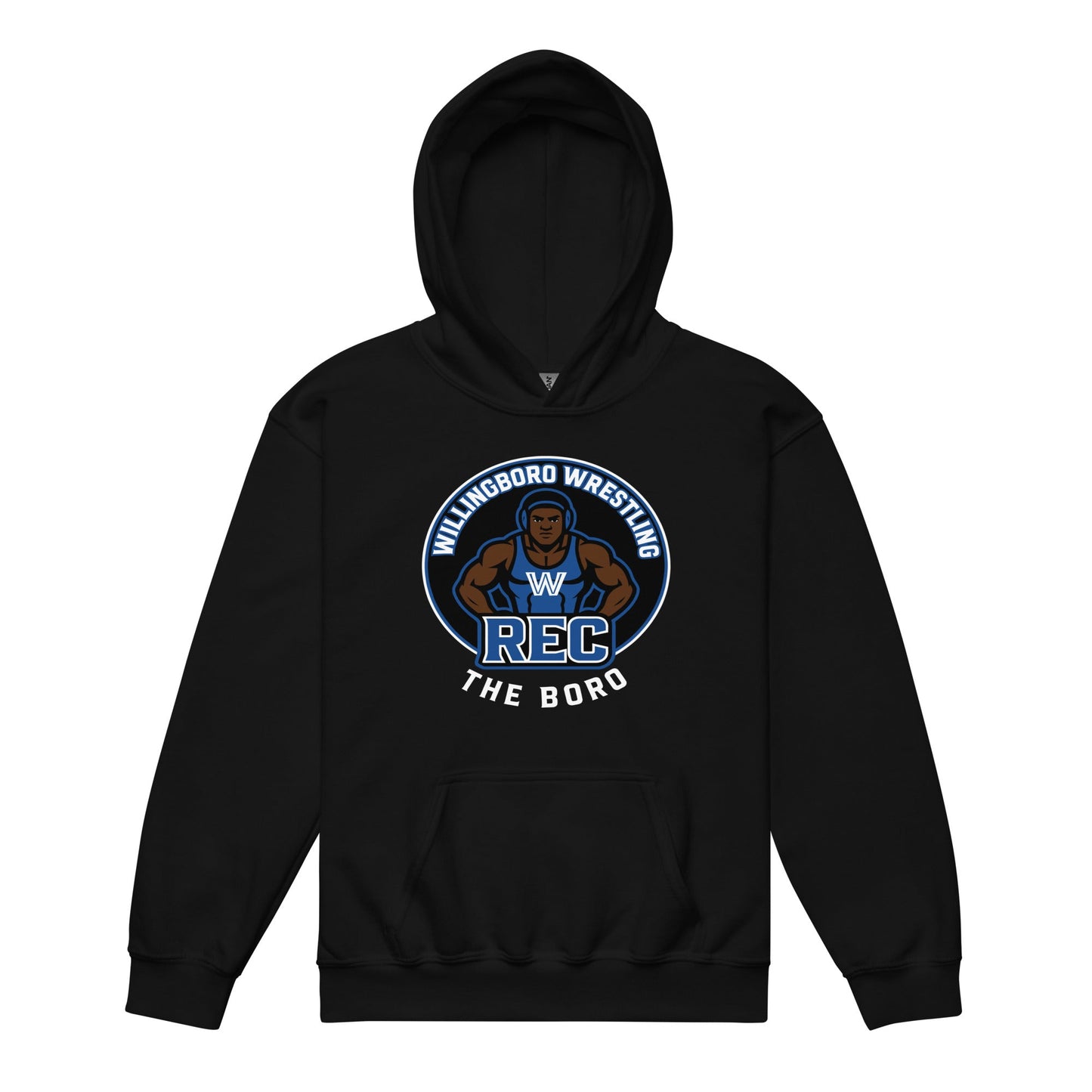 Classic | Youth Hoodie | The Boro Brand | Wrestler Logo