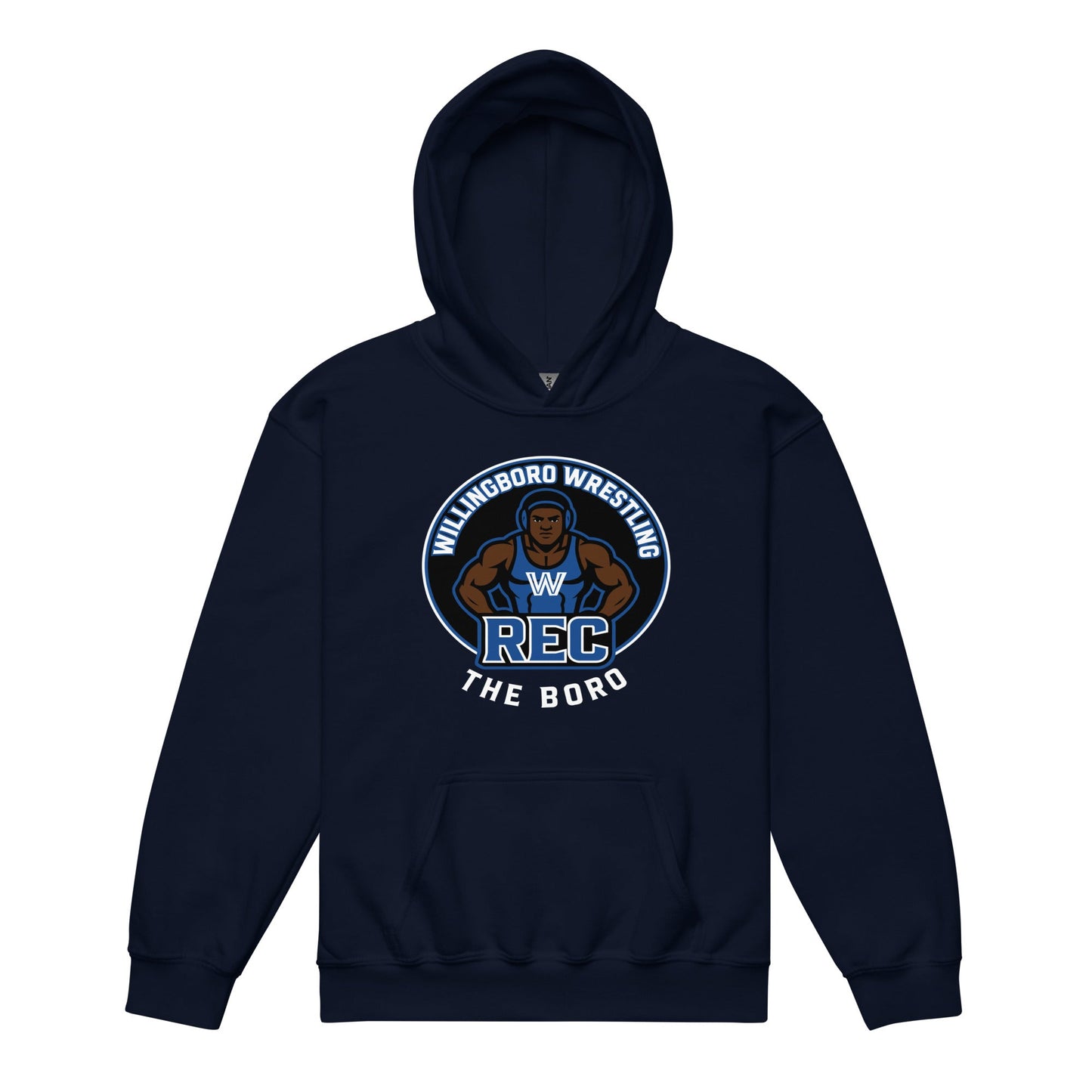 Classic | Youth Hoodie | The Boro Brand | Wrestler Logo
