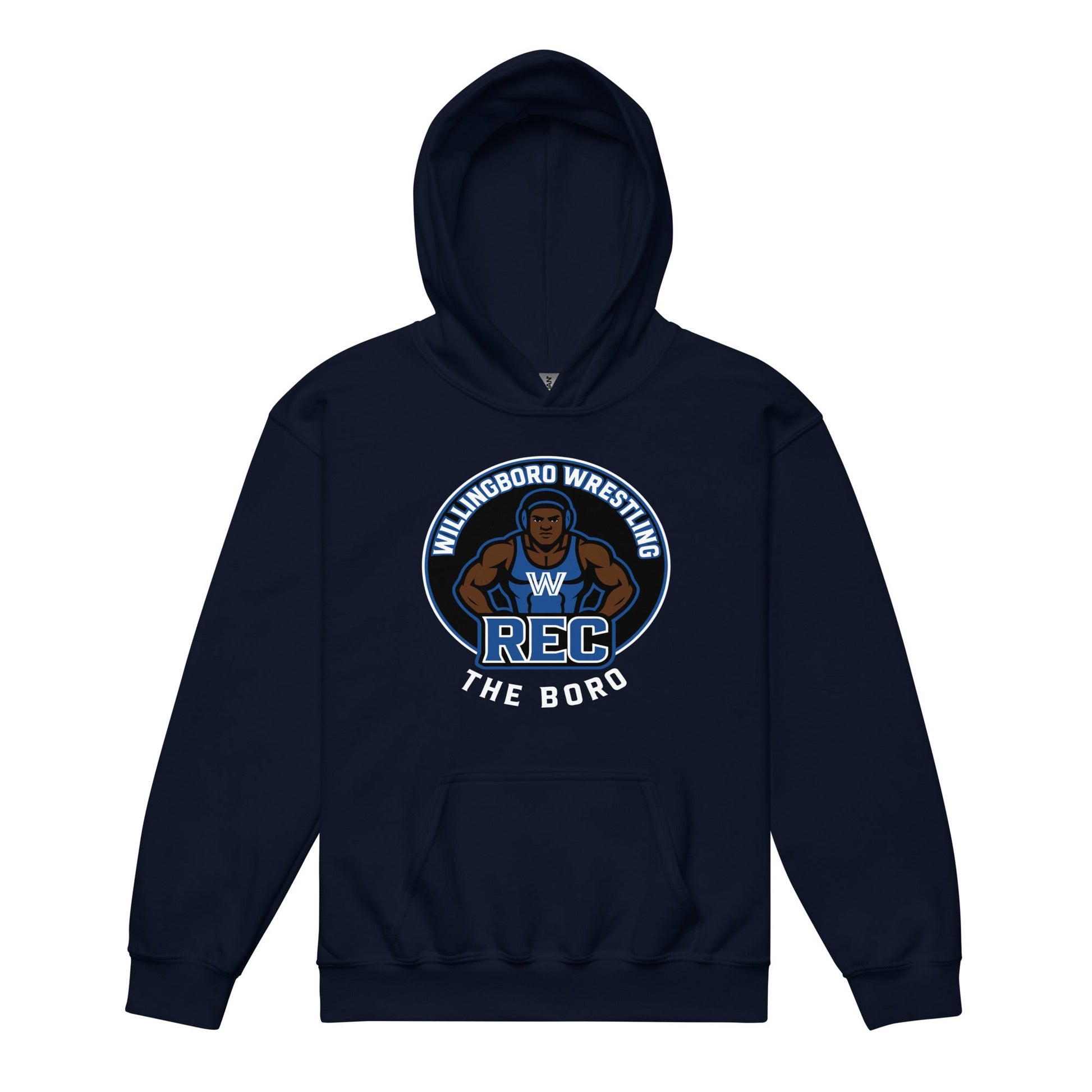 Classic | Youth Hoodie | The Boro Brand | Wrestler Logo